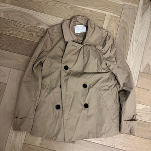 Everlane short trench coat jacket size XS